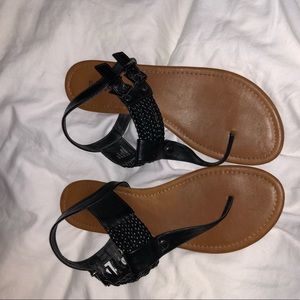 Braided sandals
